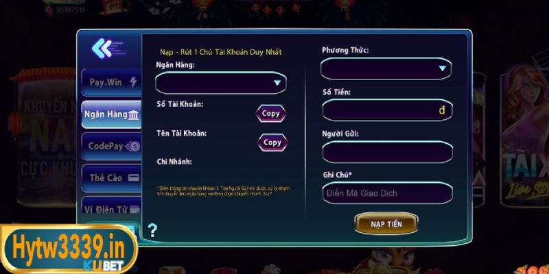 Phương thức giao dịch tiền tệ tại 789 club đa dạng