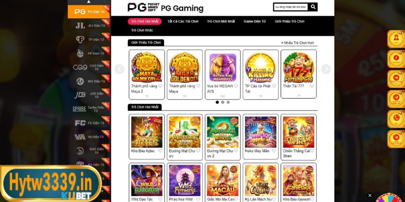 PG Gaming: cổng game nổ hũ đổi thưởng hấp dẫn